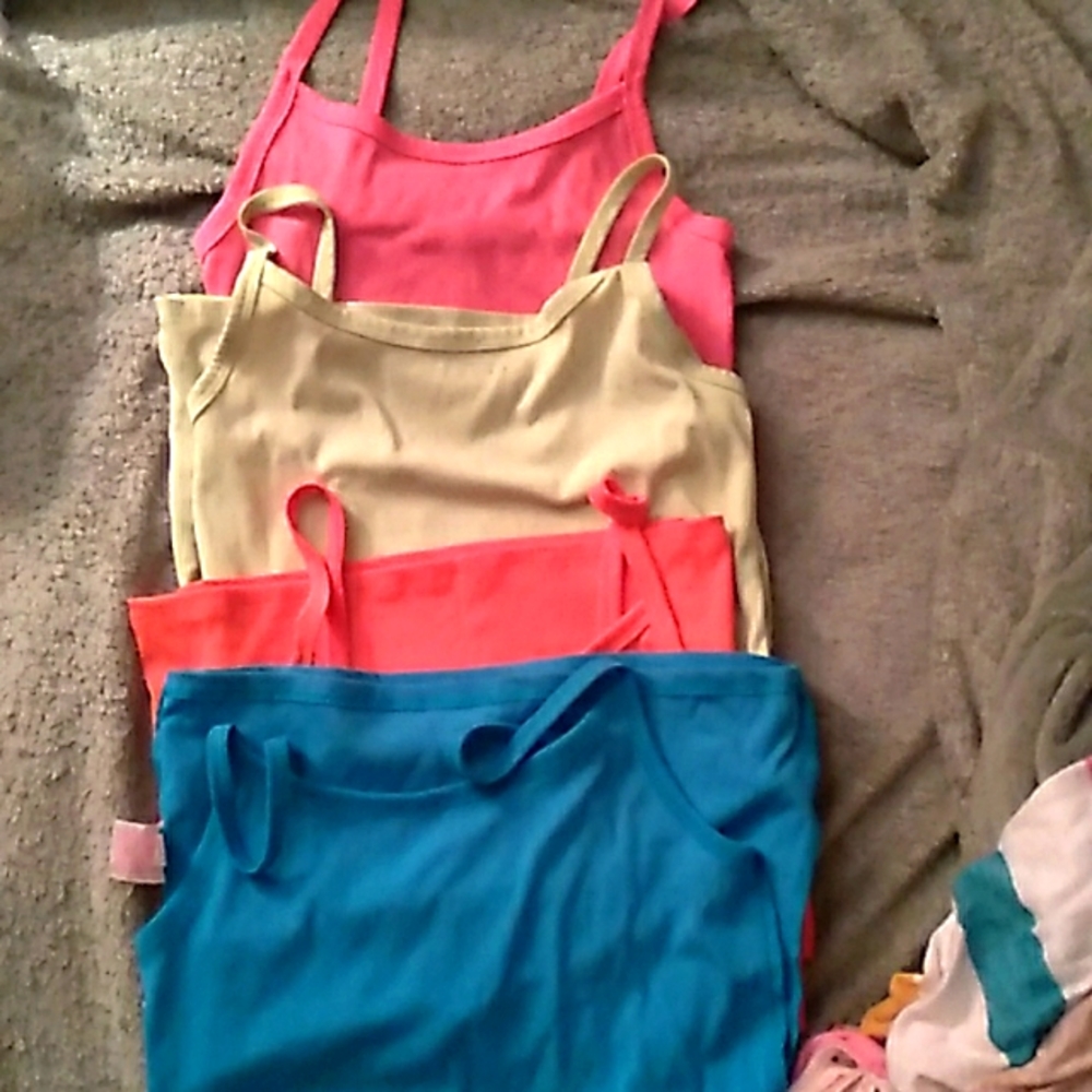 Lot of neon tanks size medium